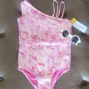 CAT & JACK Girls One Piece Bathing Suit Size L (10/12)